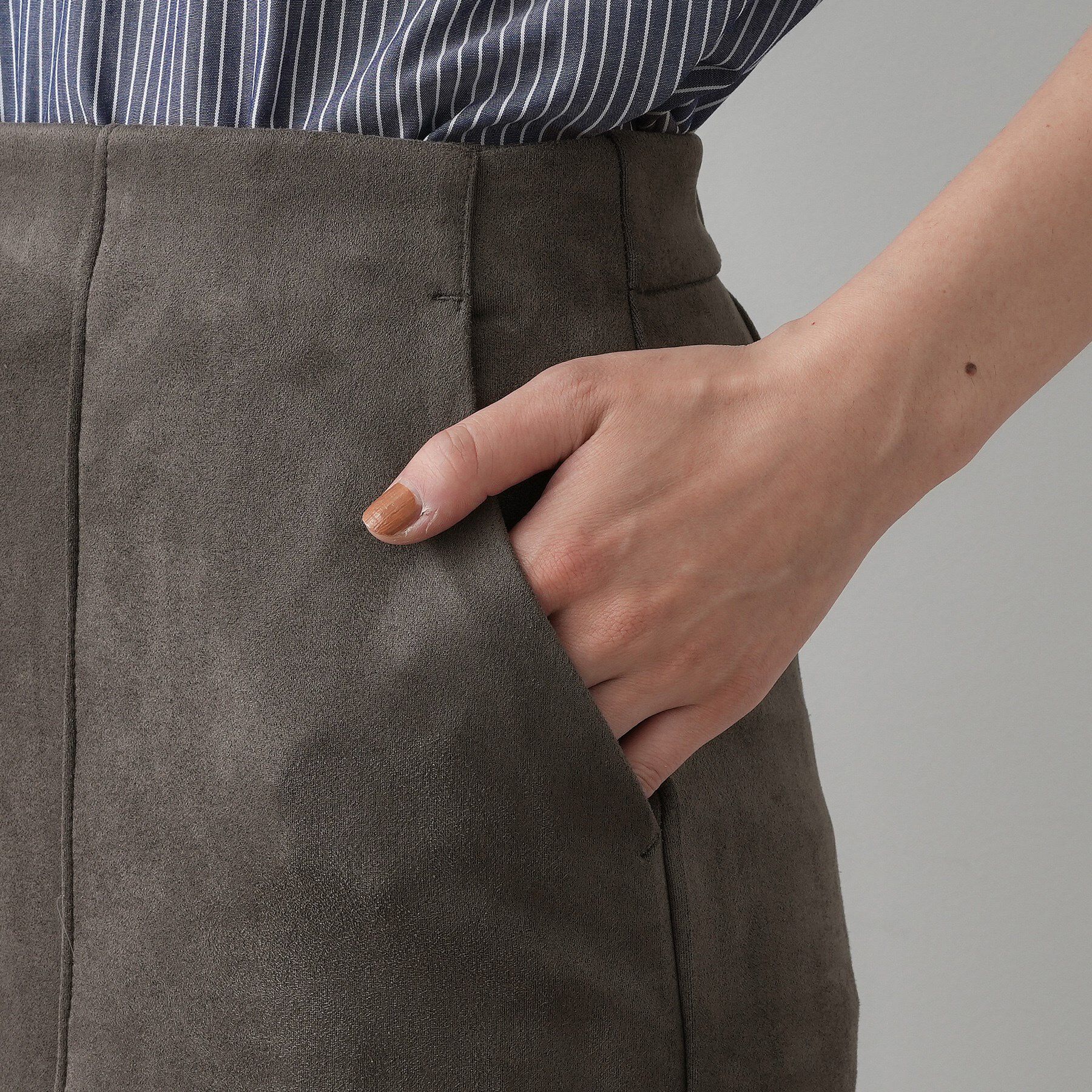 Dessin「【セットアップ可・洗える】マシュマロスウェードスカート」|スカート|