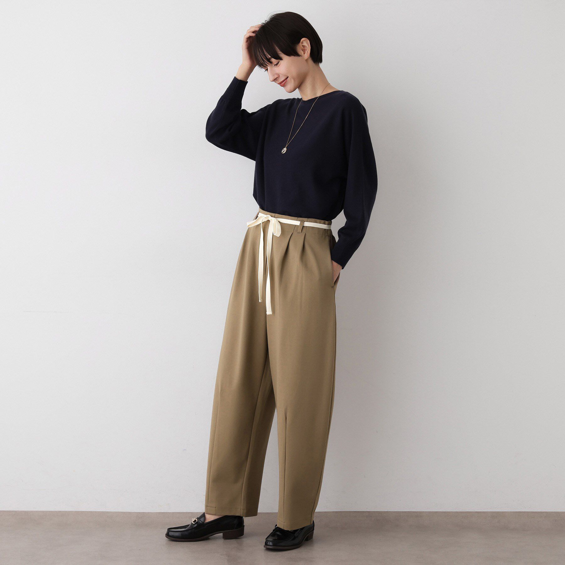 Dessin「【洗える】カーヴィパンツ」|その他|