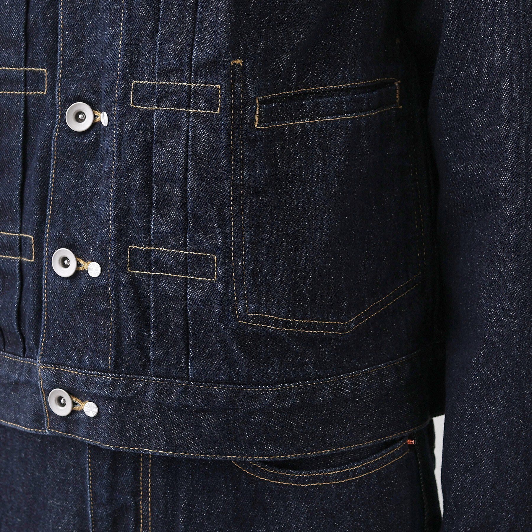 Dessin「【ユニセックス/2WAY】リバーシブルデニムジャケット」|デニムジャケット|