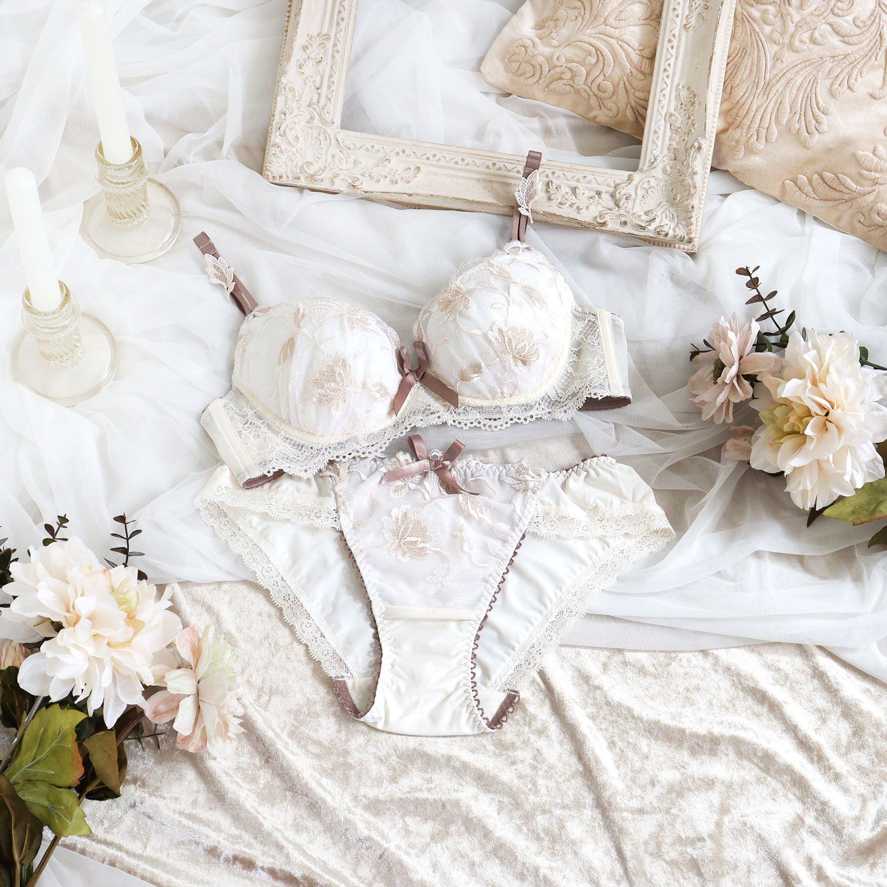 Risa Magli「エレノア ブラジャー （D-F） ＜スウィートリッチ＞」|インナー|