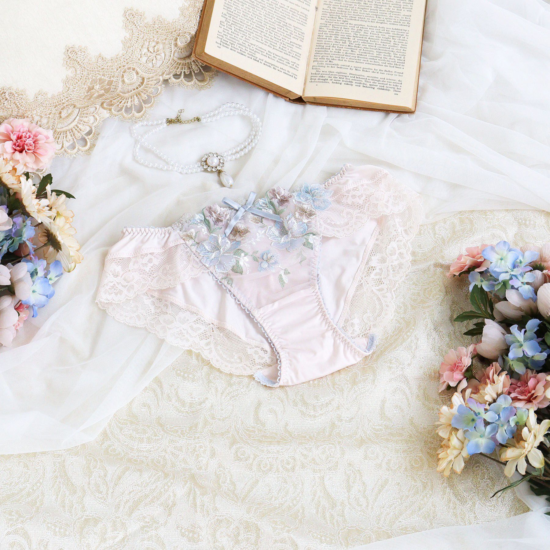 Risa Magli「ジェシー ノーマルショーツ」|インナー|ブルー(092)