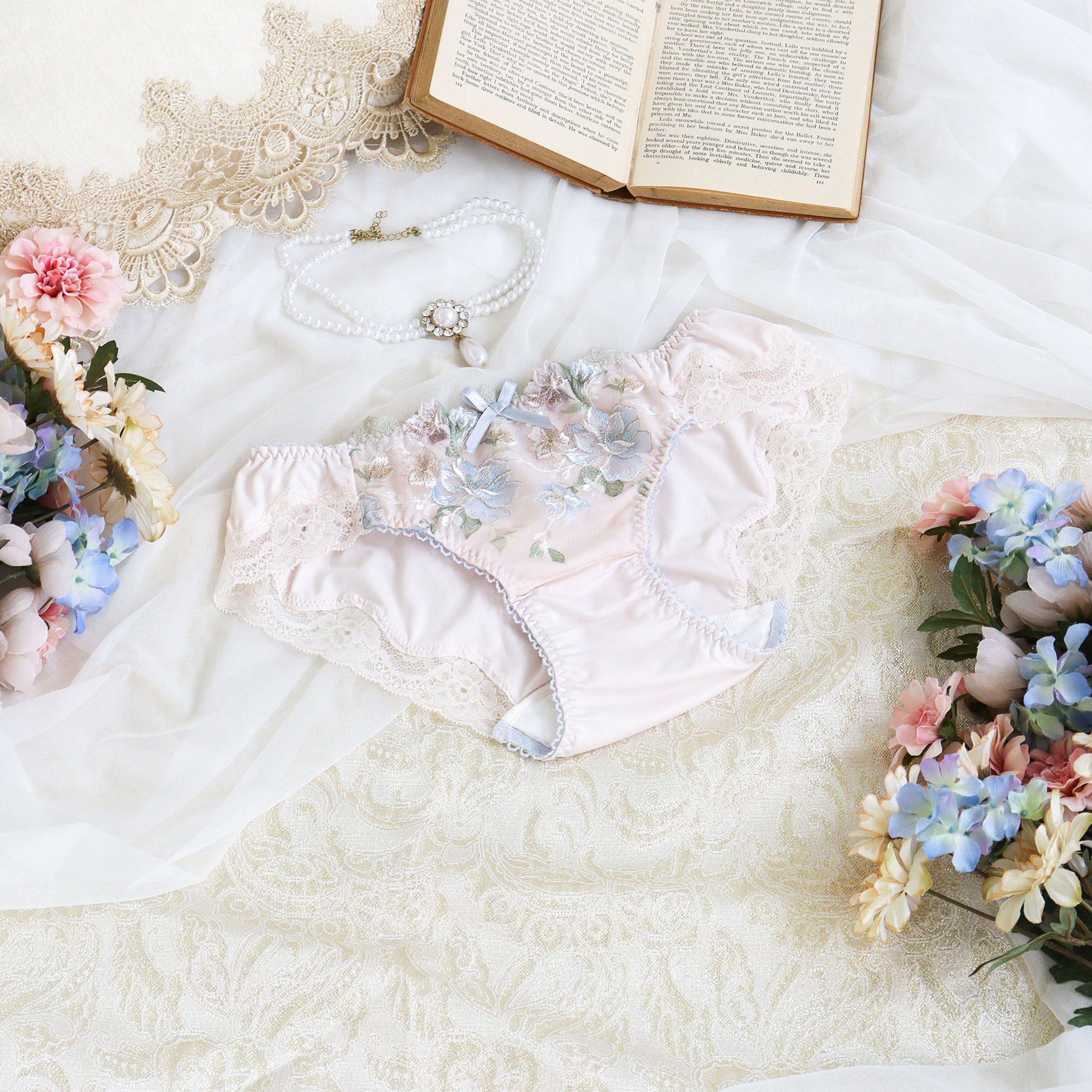 Risa Magli「ジェシー サニタリー」|インナー|ブルー(092)