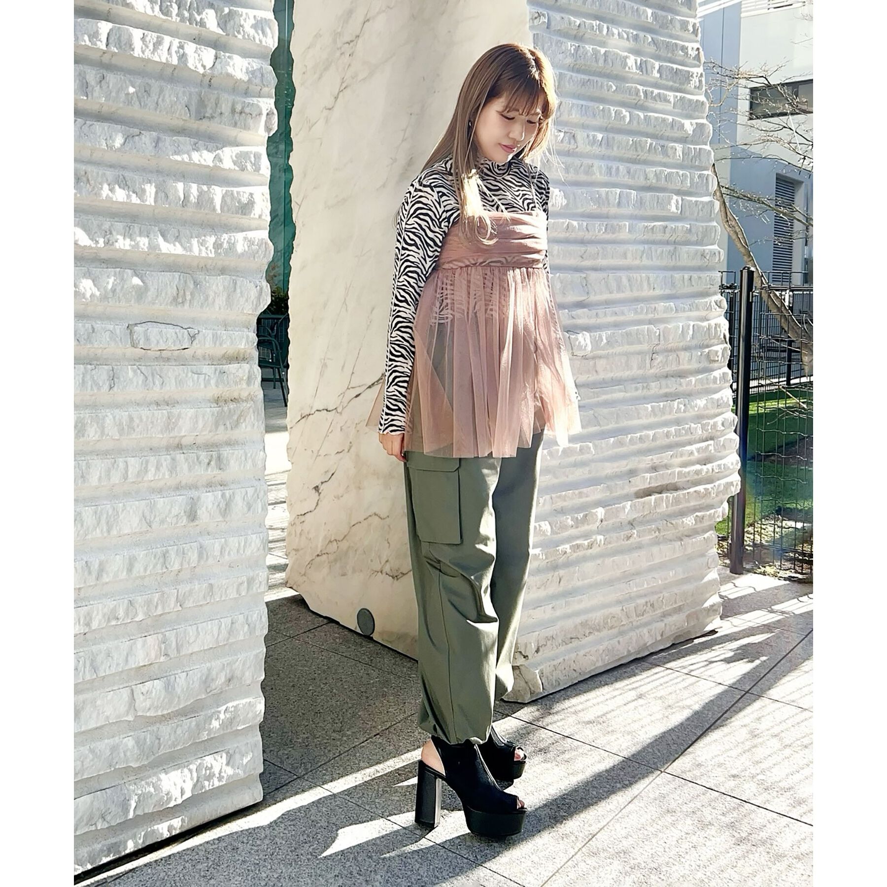 ESPERANZA「厚底ラク盛りブーツヒールサンダル」|ショートブーツ|