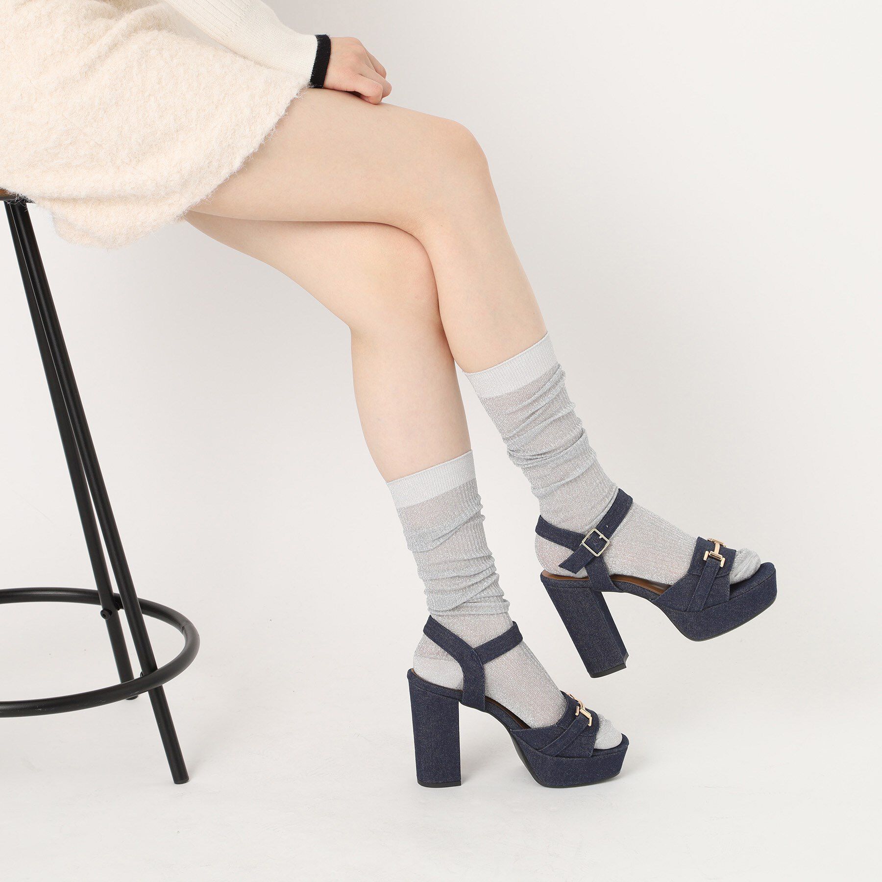 ESPERANZA「アッパービット厚底ヒールサンダル」|サンダル|