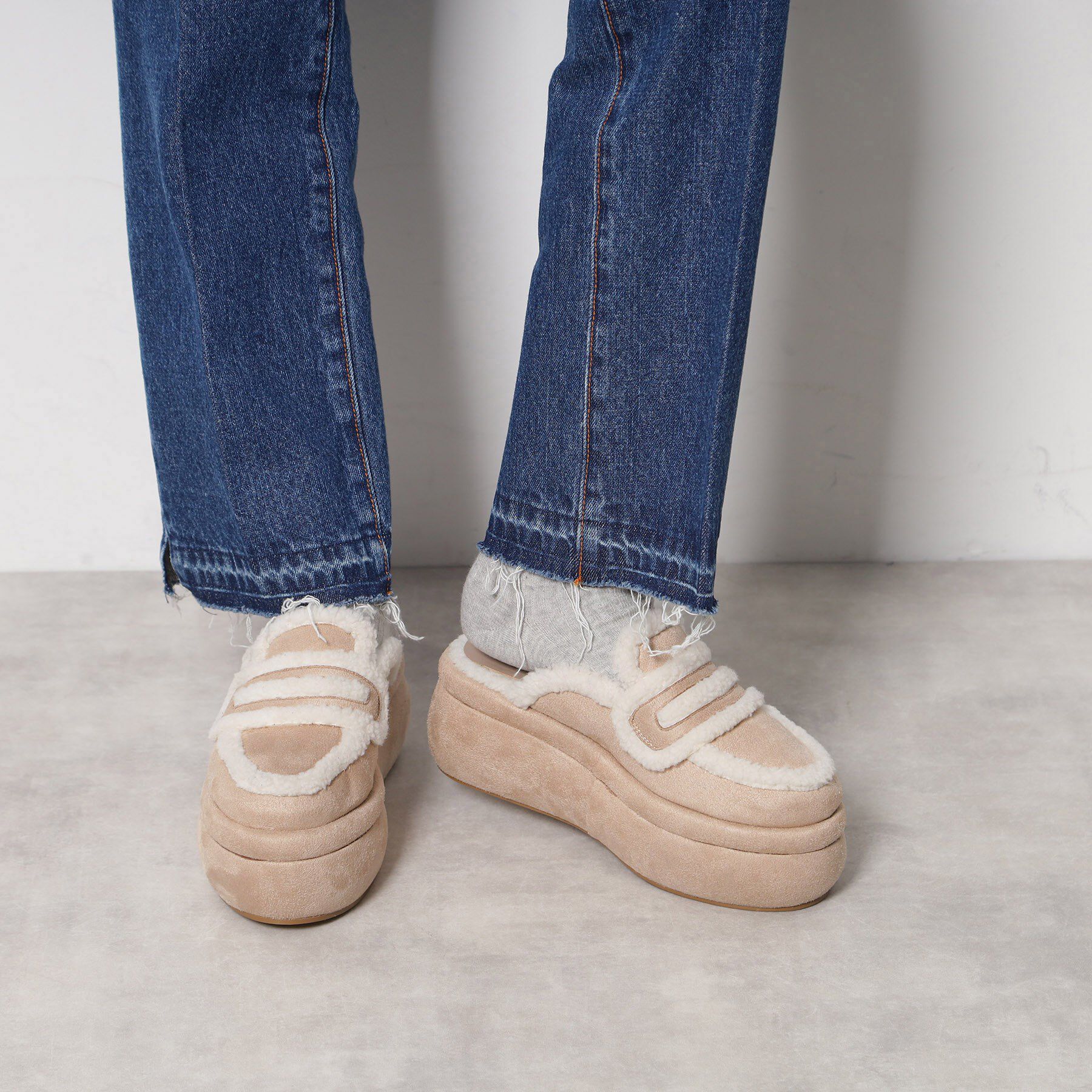 ESPERANZA「ふわもこボアサボ」|サンダル|