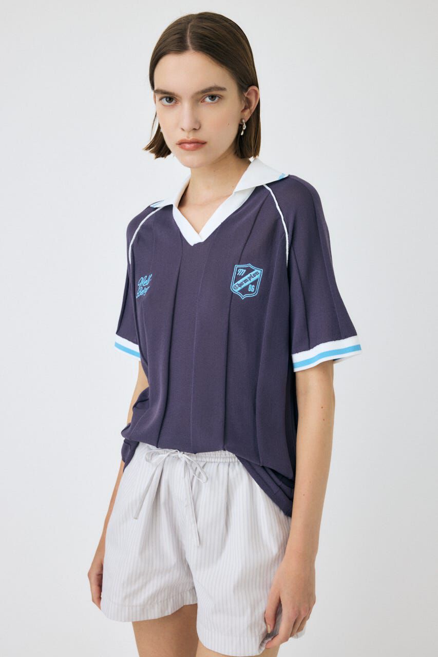 MOUSSY「H/S KNIT GAME シャツ」|ニット・セーター|