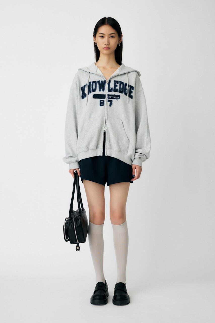 MOUSSY「COLLEGIATE ZIP フーディー」|パーカー|