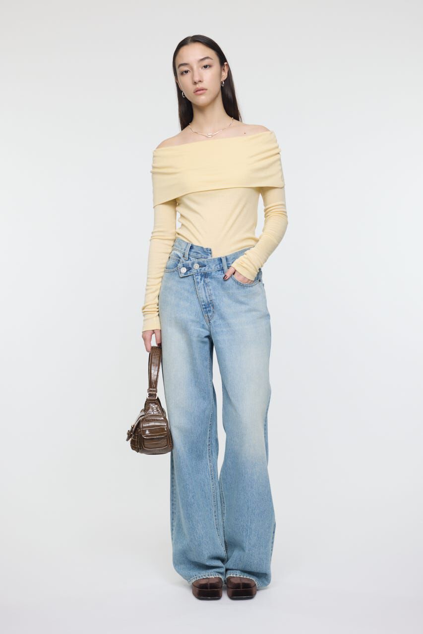 MOUSSY「OFF SHOULDER カットトップス」|その他|