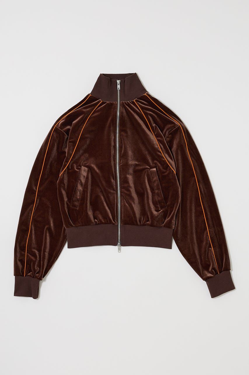 MOUSSY「VELOUR TRACK トップス」|パーカー|
