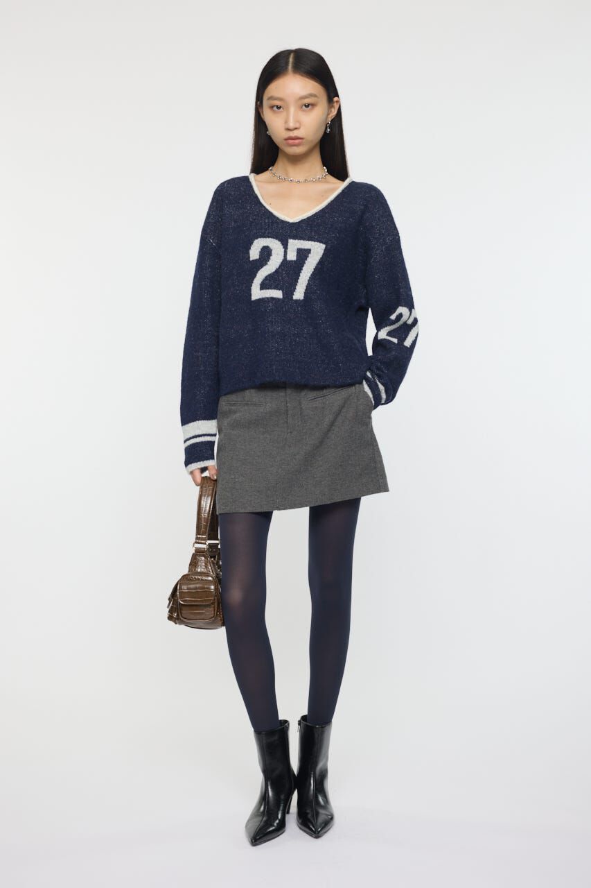 MOUSSY「CENTER PRESSED ミニスカート」|スカート|