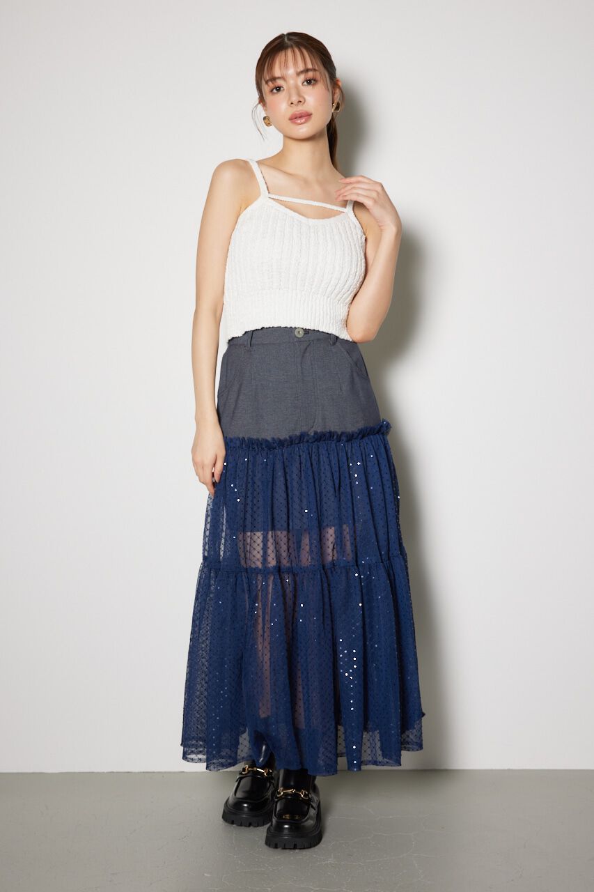 rienda「ニットビスチェ」|キャミソール|