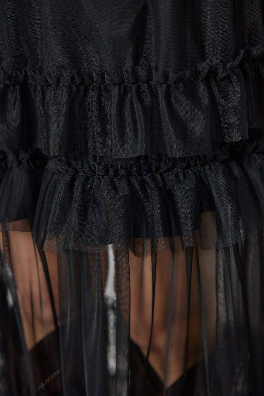 rienda「シアーチュールシャーリングハイウエストスカート」|スカート|