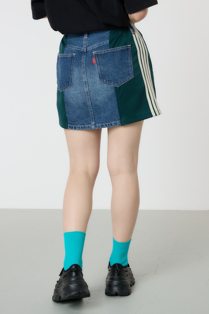 RODEO CROWNS「カスタムトラック DENIM MINI SK」|スカート|