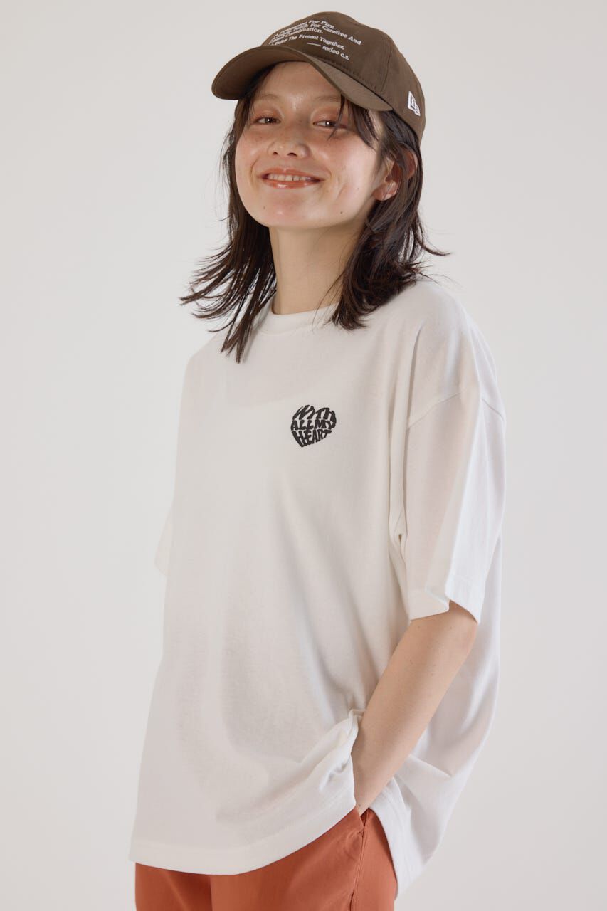 RODEO CROWNS「Heart Leopard Tシャツ」|Tシャツ・カットソー|WHT