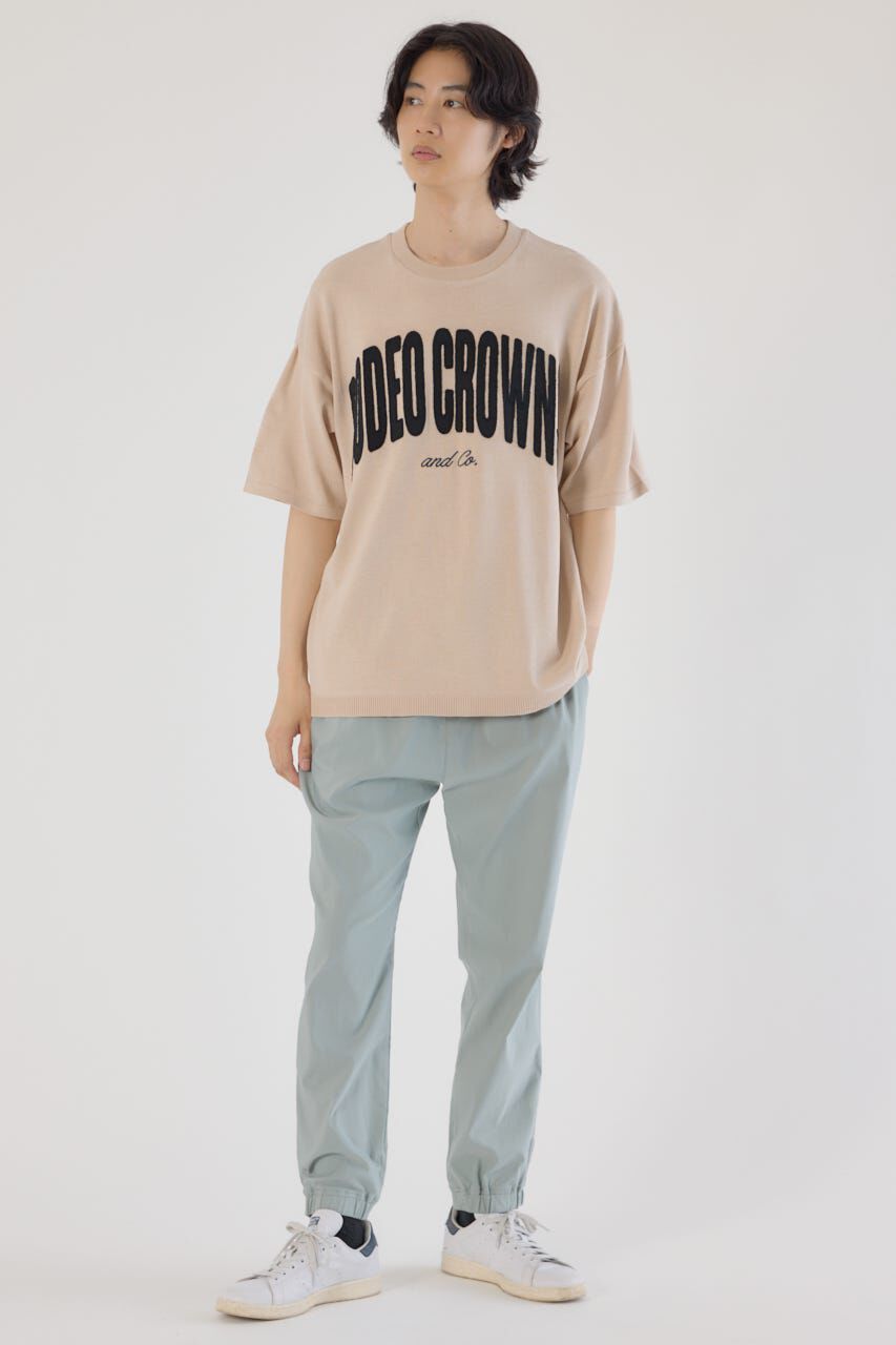 RODEO CROWNS「メンズCURVE LOGOコンビニットトップス」|Tシャツ・カットソー|