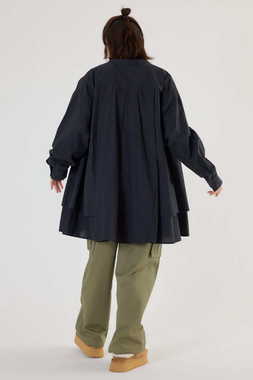 RODEO CROWNS「サイドティアードシャツチュニック」|ワンピース|