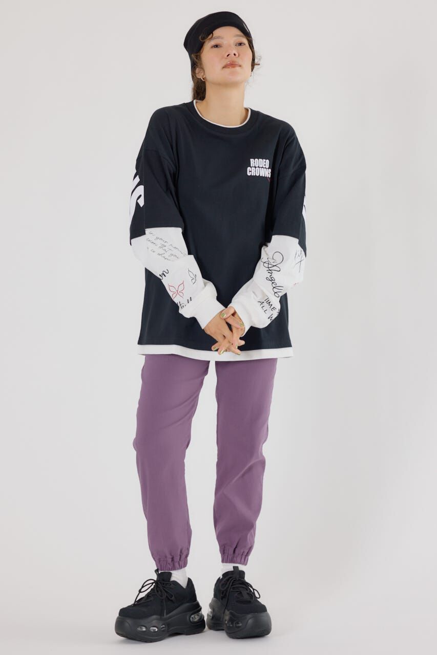 RODEO CROWNS「オーバーロゴレイヤードロングスリーブTシャツ」|Tシャツ・カットソー|
