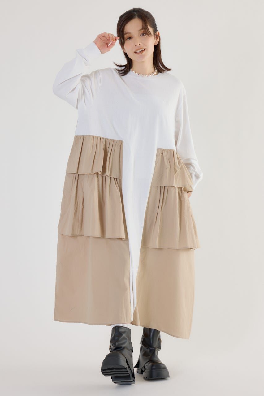 RODEO CROWNS「ドッキングフリルワンピース」|ワンピース|