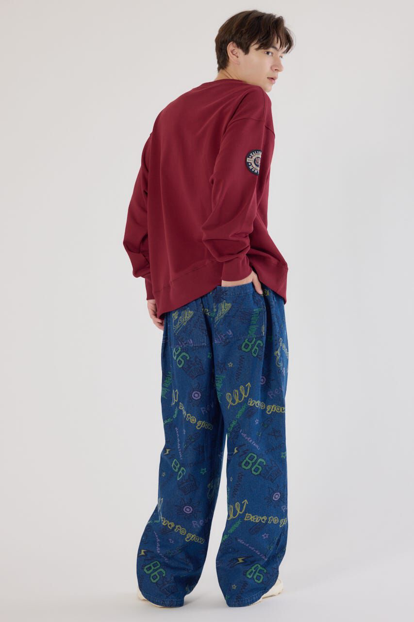 RODEO CROWNS「グラフィティーワイドデニムパンツ」|デニム|