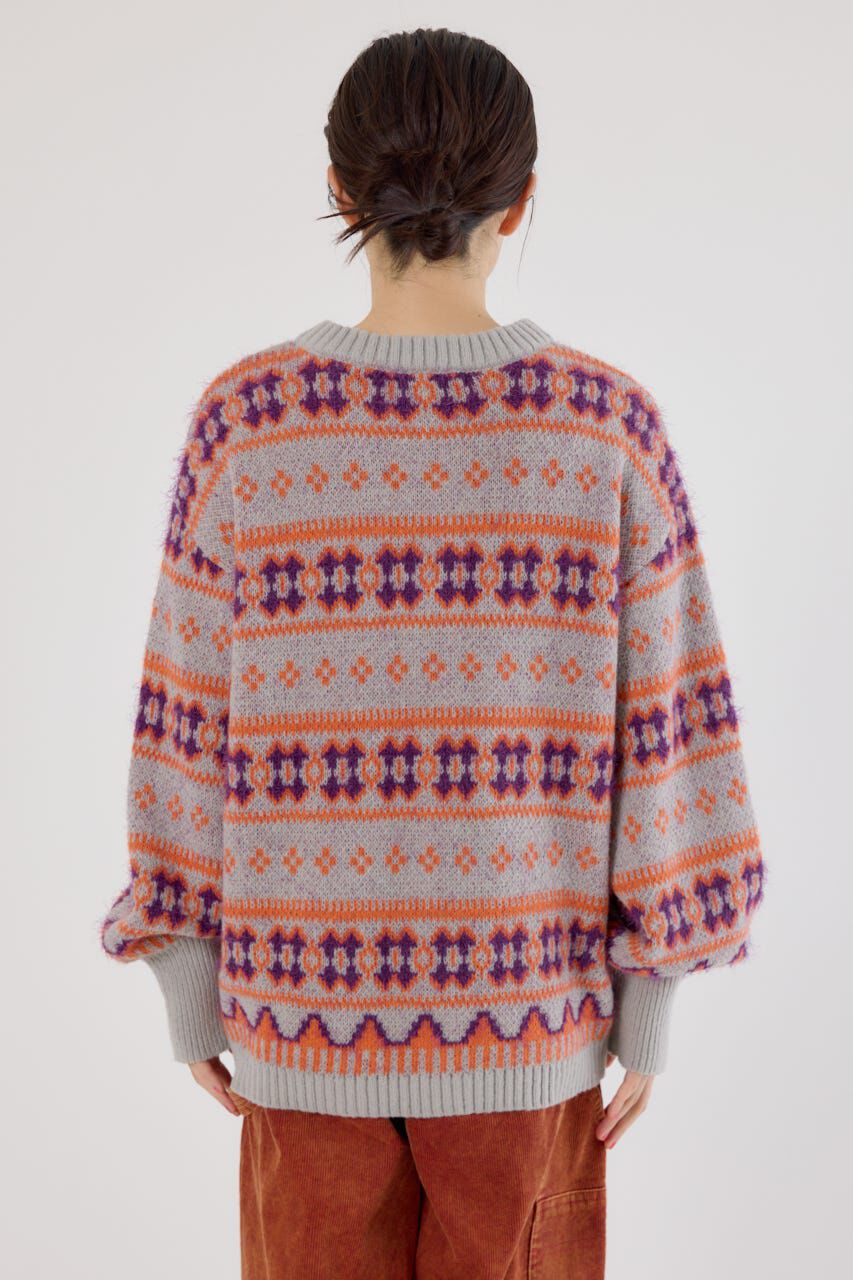 RODEO CROWNS「NEON NORDICニットカーディガン」|カーディガン|