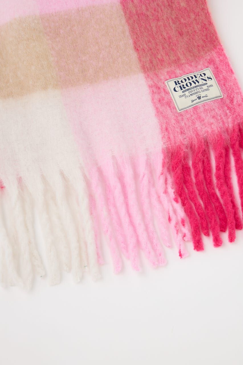 RODEO CROWNS「チェックガラ ボリュームマフラー」|その他|