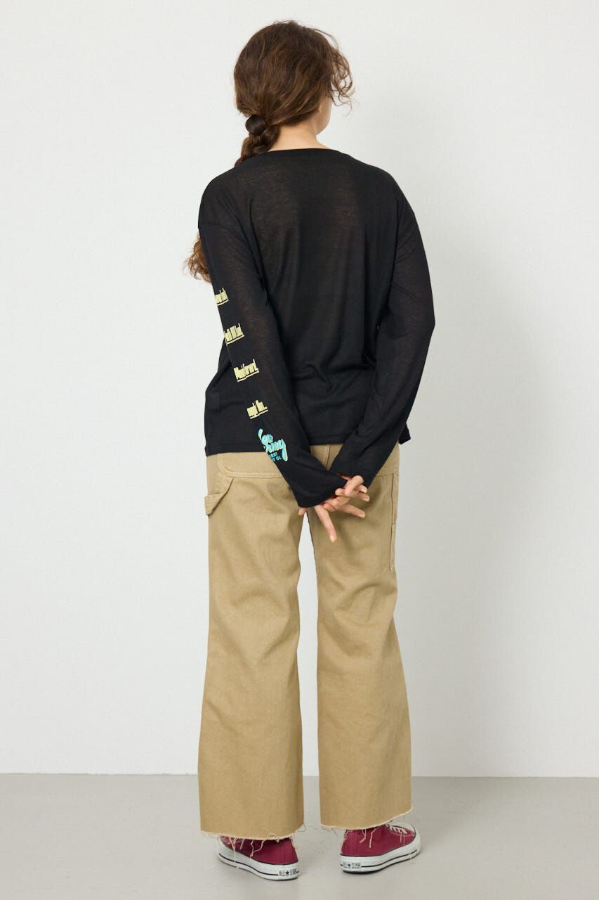 RODEO CROWNS「メッセージロングスリーブ Tシャツ」|Tシャツ・カットソー|