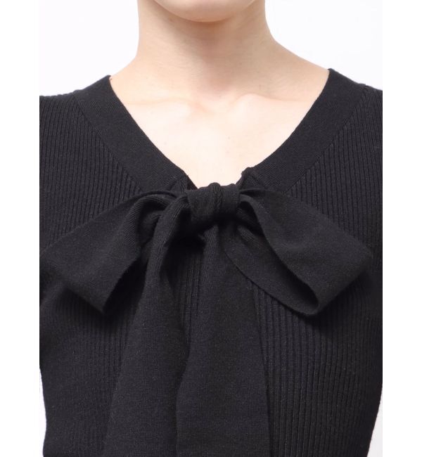 RESEXXY「ボウタイニットトップス」|ニット・セーター|