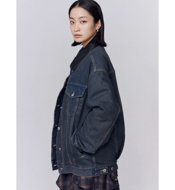 EMODA「ワイドオーバーデニムブルゾン」|ブルゾン・スタジャン|
