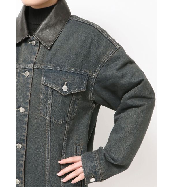EMODA「ワイドオーバーデニムブルゾン」|ブルゾン・スタジャン|