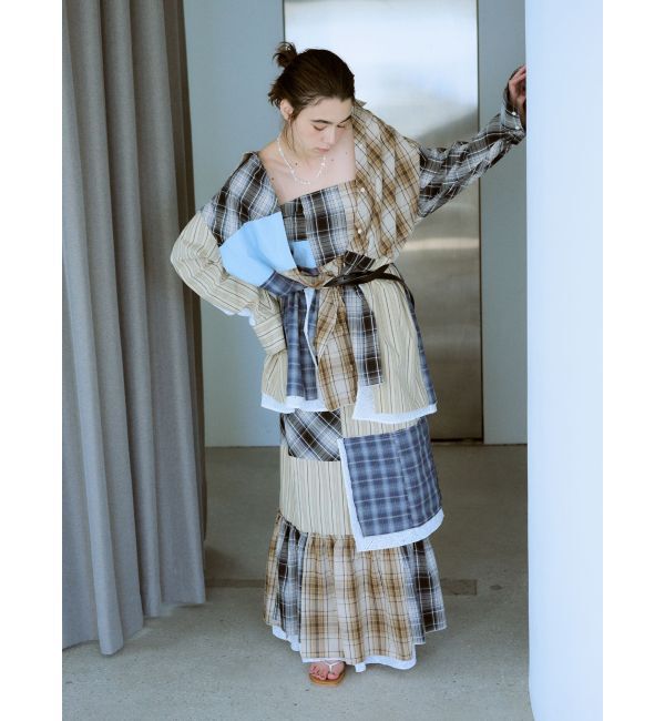 Ungrid「ビッグシルエットリメイクチェックシャツ」|シャツ・ブラウス|