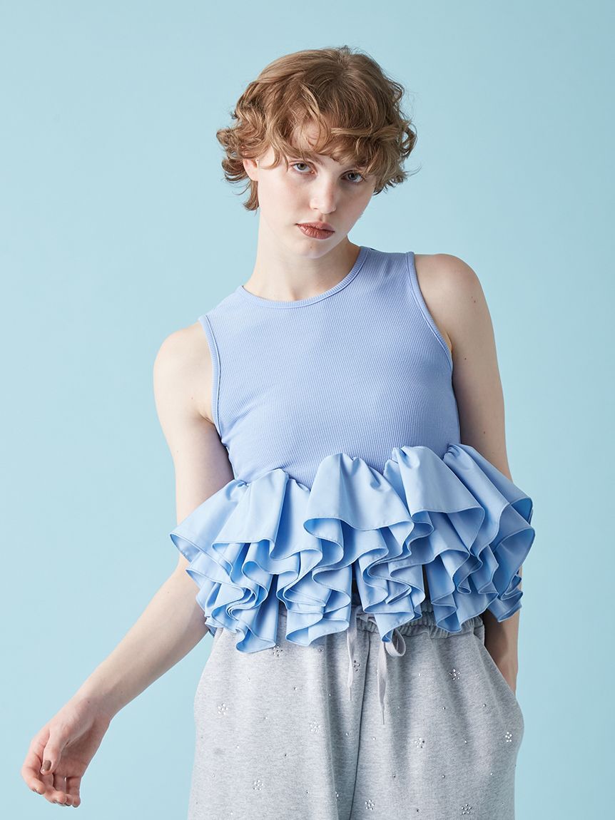 FURFUR「ペプラムカットトップス」|Tシャツ・カットソー|