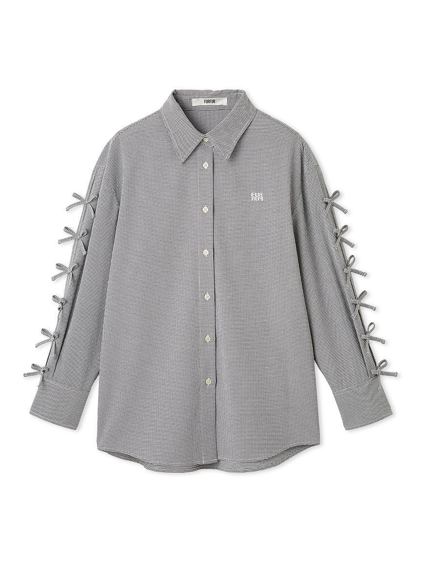 FURFUR「リボンスリーブシアーシャツ」|シャツ・ブラウス|