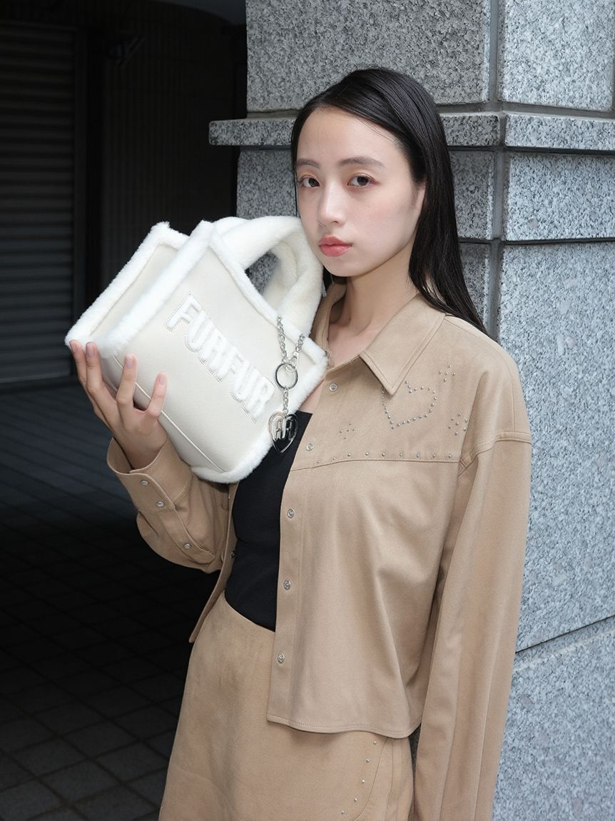 FURFUR「スタッズデザインミニスカート」|スカート|