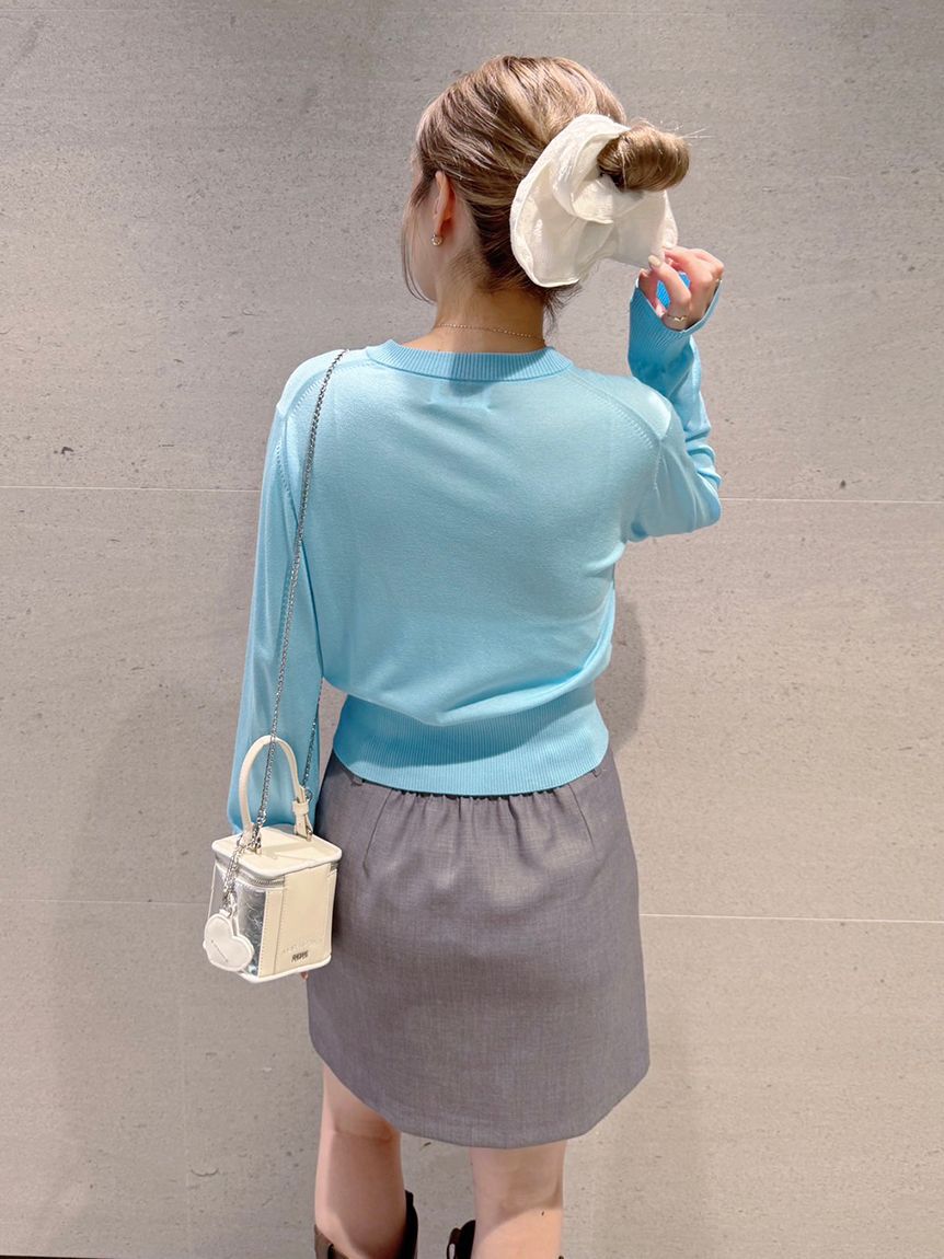 FURFUR「スクエアビッグシュシュ」|ヘアバンド|