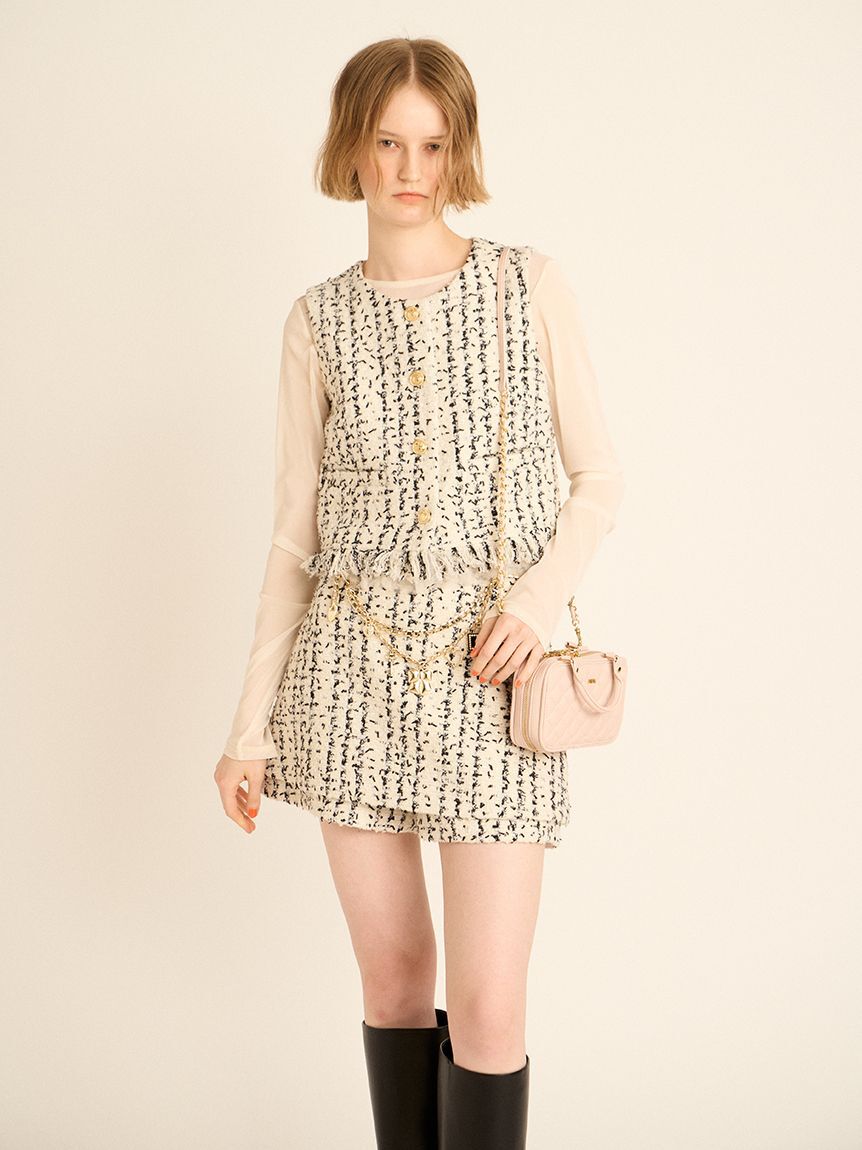 FURFUR「ランダムモチーフチェーンベルト」|ベルト|