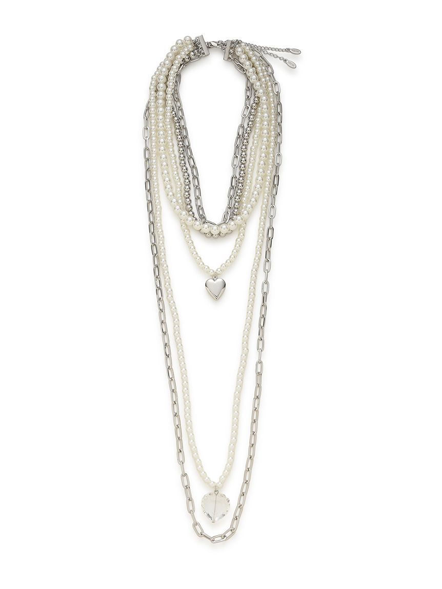 FURFUR「レイヤードパールネックレス」|ネックレス|