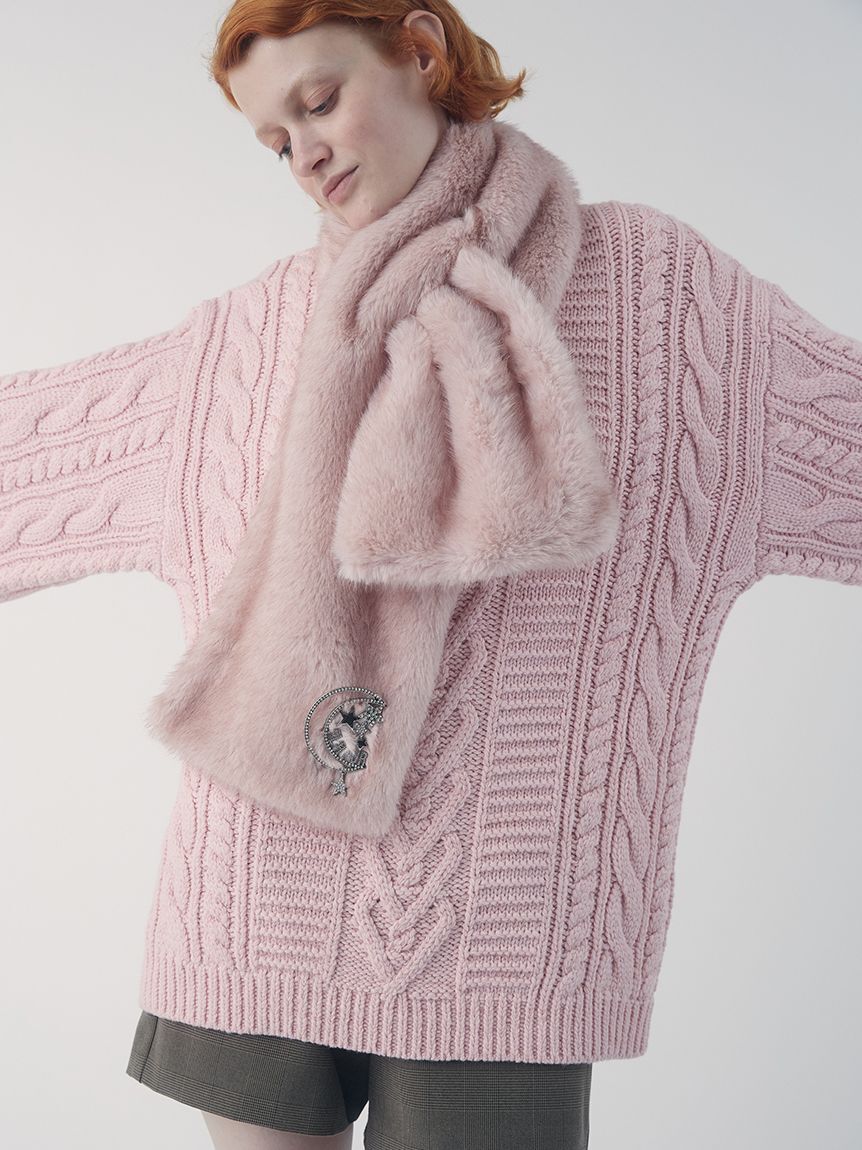 FURFUR「ムーン＆スターモチーフブローチ」|ブローチ・コサージュ|