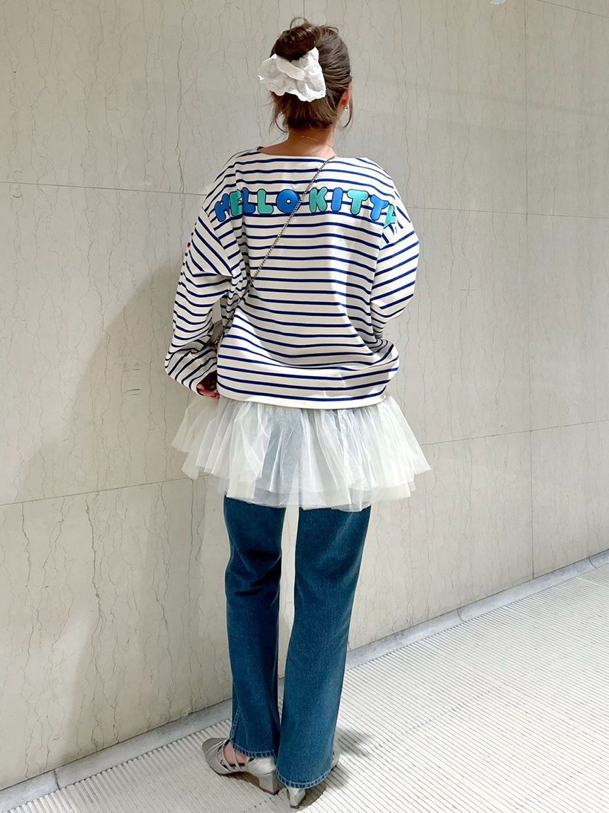 FURFUR「HELLO KITTYボーダーカットソー」|Tシャツ・カットソー|