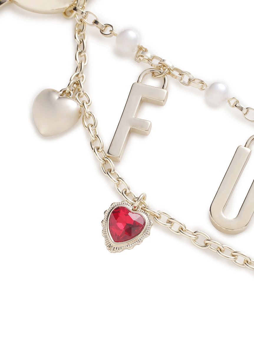 FURFUR「ロゴハートバッグチャーム」|キーケース|