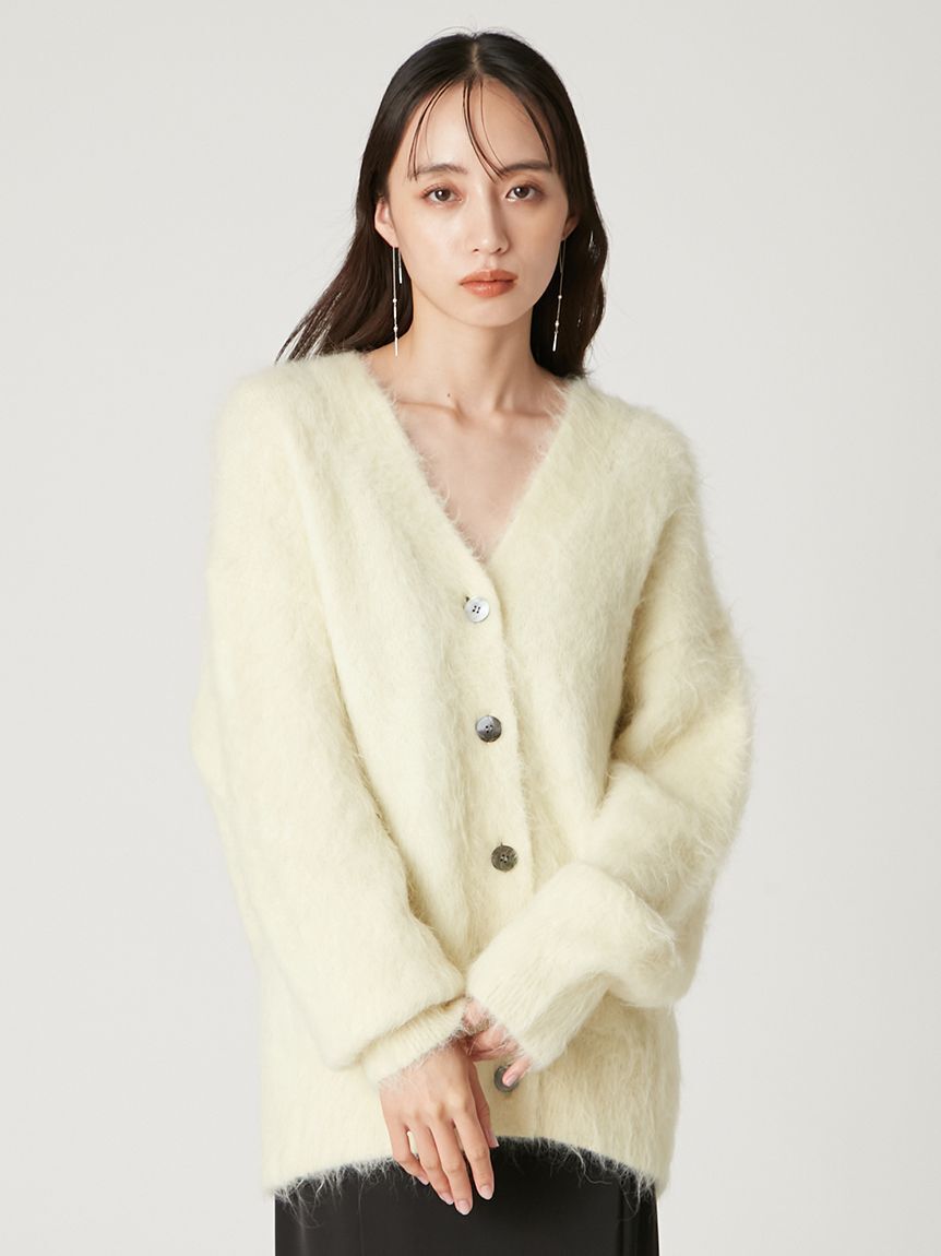 FRAY I.D「スーリーアルパカＶネックカーディガン」|カーディガン|