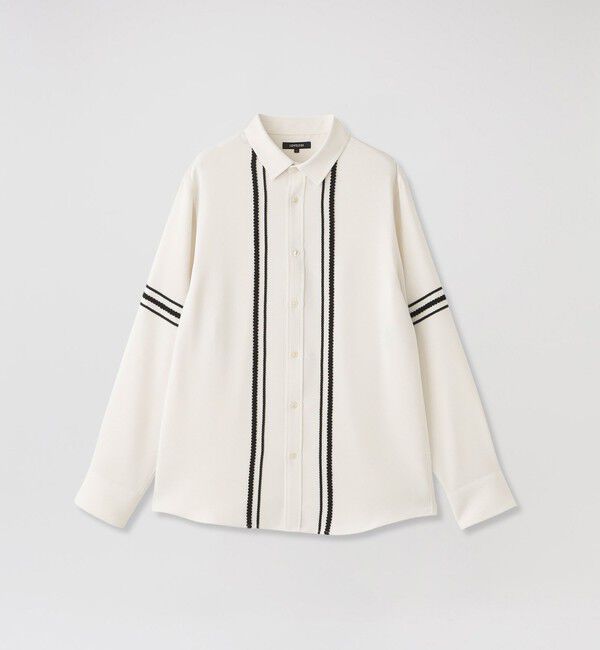  「ブライトコードトリミングシャツ」|シャツ・ブラウス|