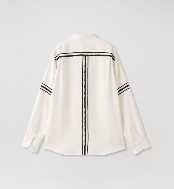  「ブライトコードトリミングシャツ」|シャツ・ブラウス|