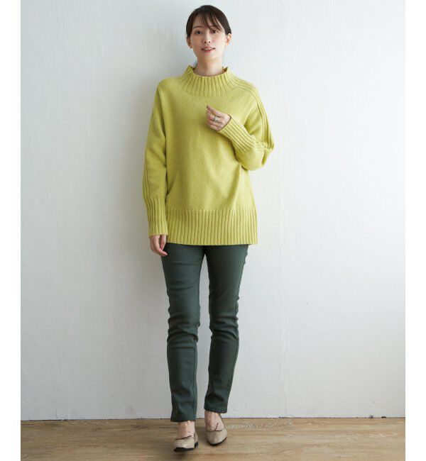 ikka「ハイネックバックスリットプルオーバー」|プルオーバー|