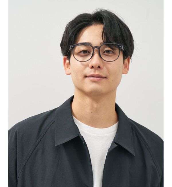  「ボストン型 メガネ│黒縁 プラスチックフレーム│レトロ｜ レンズ交換券付」|メガネ|