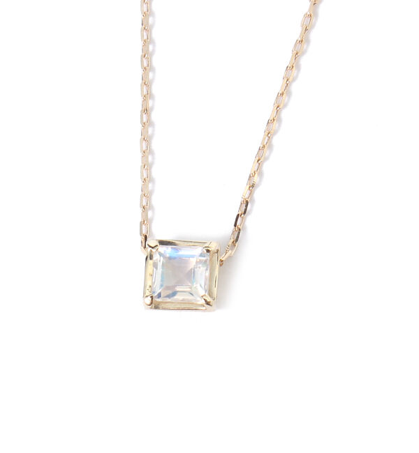 JUPITER「【シリーズ累計販売 4000点突破！】【K10】天然石ネックレス/6月誕生石/ブルームーンストーン」|ネックレス|