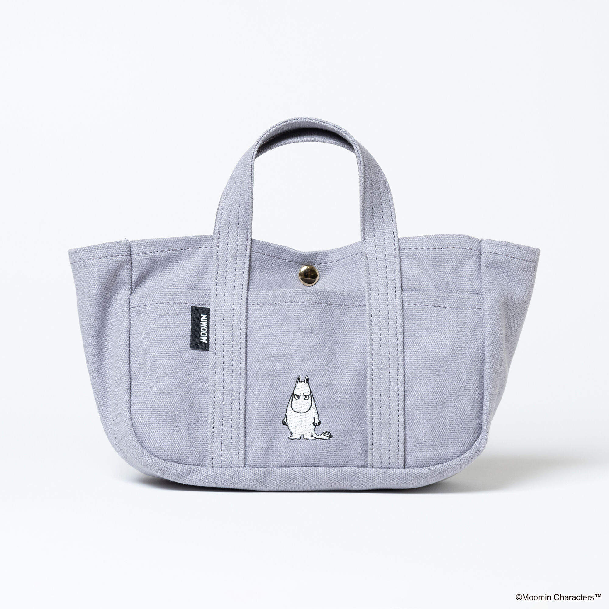  「MOOMIN EMBROIDERYミニトートバッグ」|トートバッグ|GRY