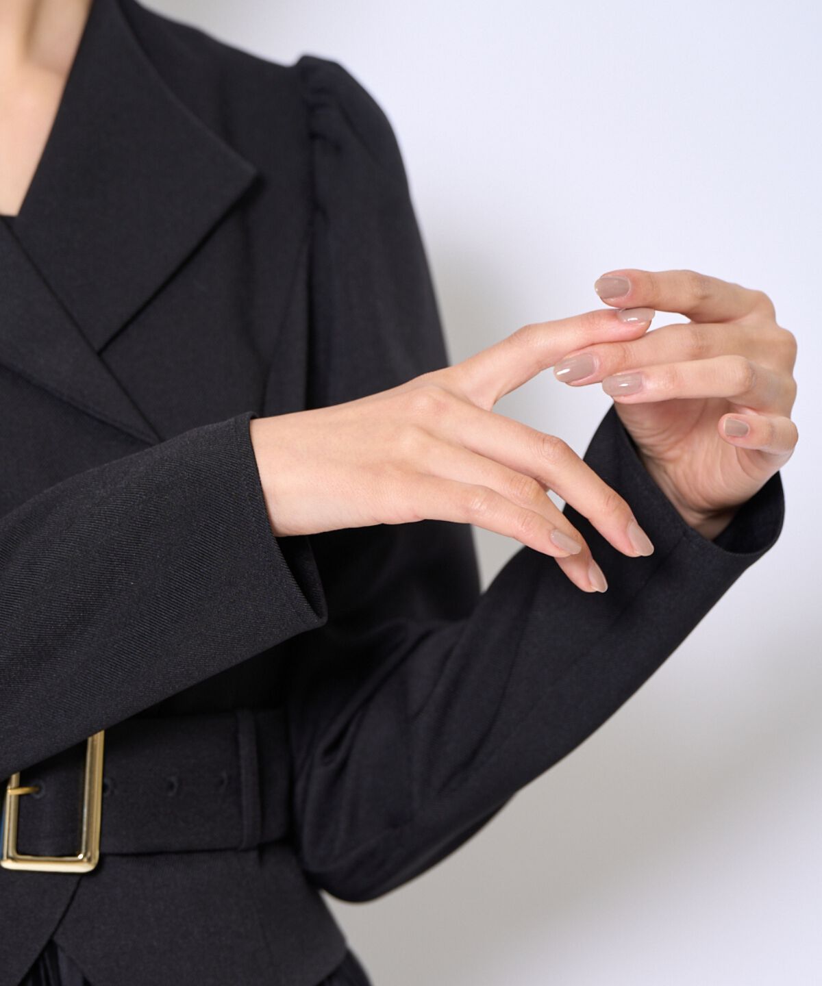 アンドクチュール「プリーツレイヤードワンピース」|ワンピース|