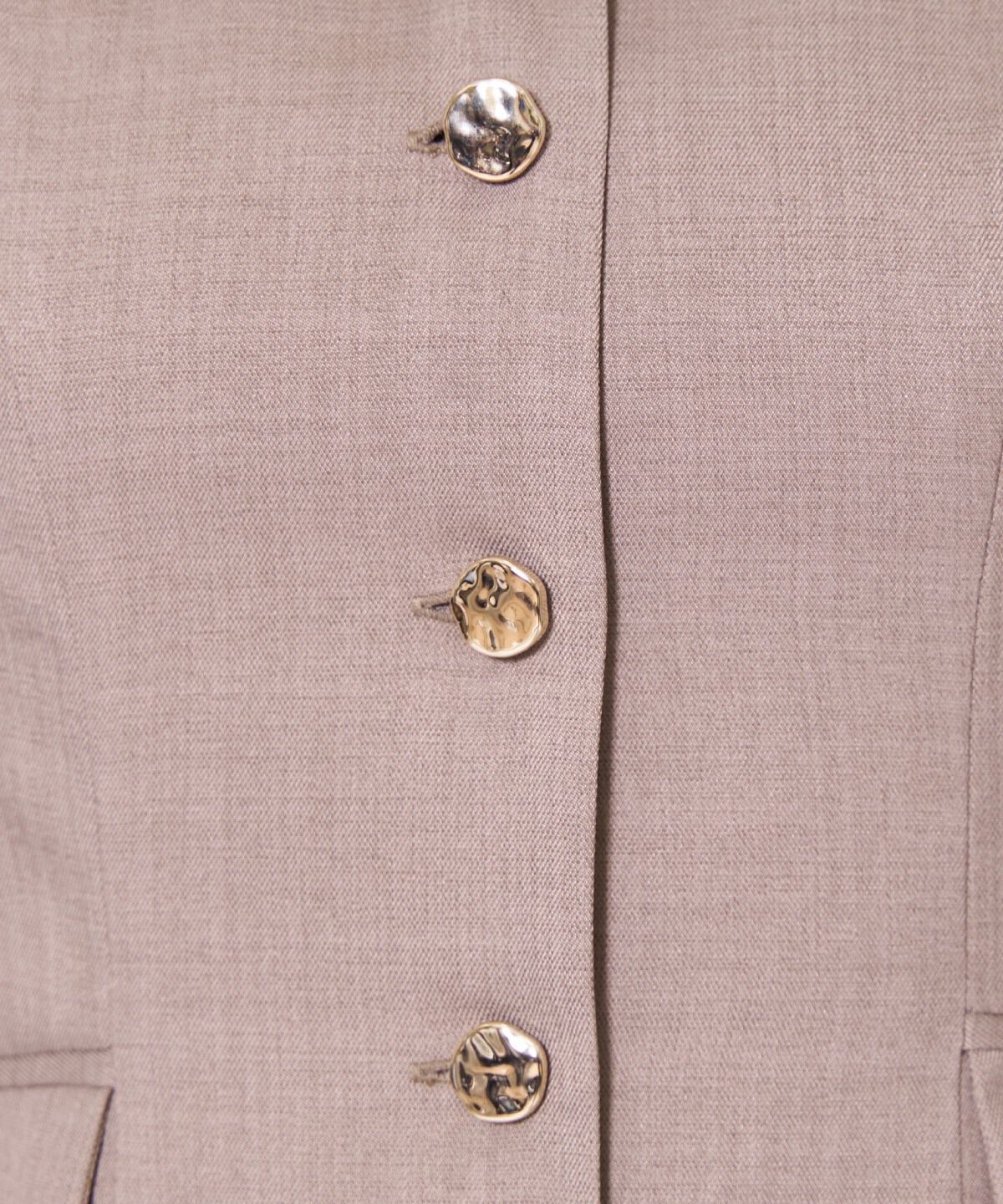 アンドクチュール「Vネックパフスリーブワンピース」|ワンピース|