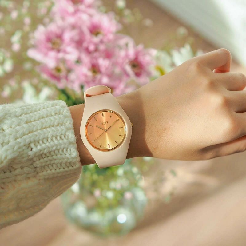 ICE-WATCH「〈ICE WATCH(ｱｲｽｳｫｯﾁ)〉ICE sunset - ﾇｰﾄﾞ  ﾐﾃﾞｨｱﾑ」|腕時計|YELLOW GOLD
