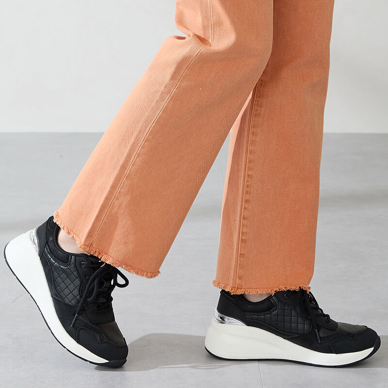 ORiental TRaffic「キルティング&times;グリッタースニーカー/OT3770」|スニーカー|